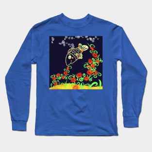 Blooming in fish life Long Sleeve T-Shirt